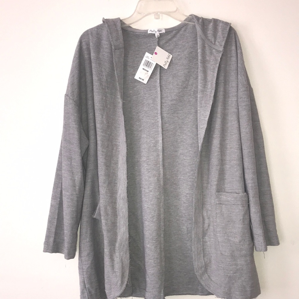 Pretty Rebel Gray Cardigan